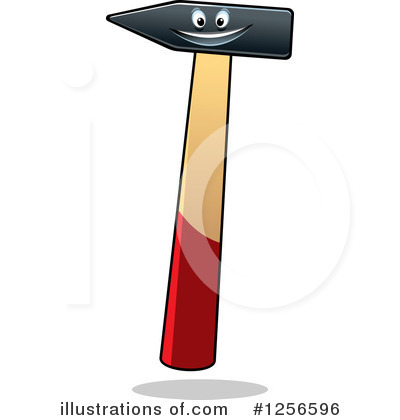 Royalty-Free (RF) Hammer Clipart Illustration by Vector Tradition SM - Stock Sample #1256596