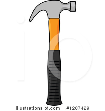Royalty-Free (RF) Hammer Clipart Illustration by Vector Tradition SM - Stock Sample #1287429