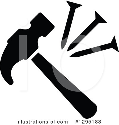 Royalty-Free (RF) Hammer Clipart Illustration by Vector Tradition SM - Stock Sample #1295183
