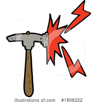 Royalty-Free (RF) Hammer Clipart Illustration by lineartestpilot - Stock Sample #1806222