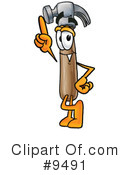 Hammer Clipart #9491 by Mascot Junction