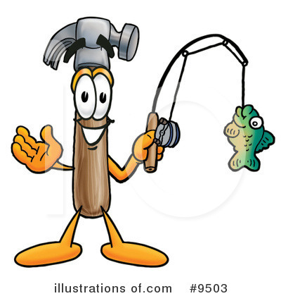 Hammer Clipart #9503 by Mascot Junction