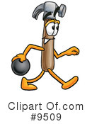Hammer Clipart #9509 by Mascot Junction