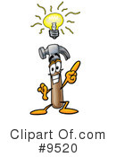 Hammer Clipart #9520 by Mascot Junction
