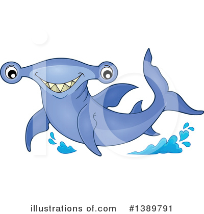 Shark Clipart #1389791 by visekart