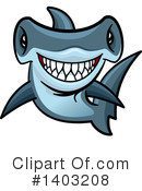 Hammerhead Shark Clipart #1403208 by Vector Tradition SM
