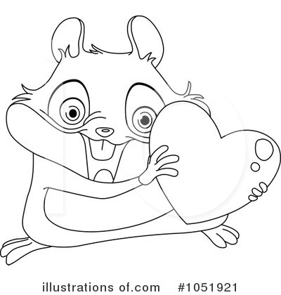 Royalty-Free (RF) Hamster Clipart Illustration by yayayoyo - Stock Sample #1051921