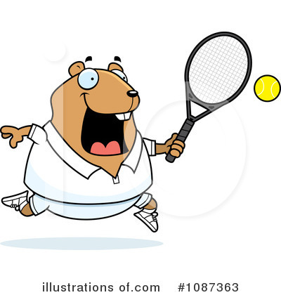 Tennis Clipart #1087363 by Cory Thoman
