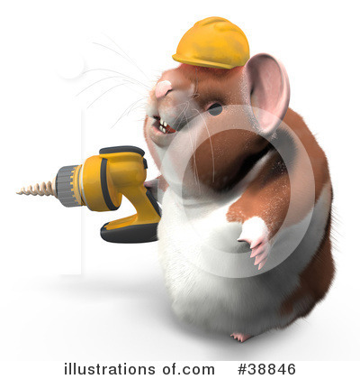 Royalty-Free (RF) Hamster Clipart Illustration by Leo Blanchette - Stock Sample #38846