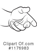 Hand Clipart #1176983 by Lal Perera