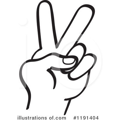 Victory Hand Clipart #1191404 by Zooco