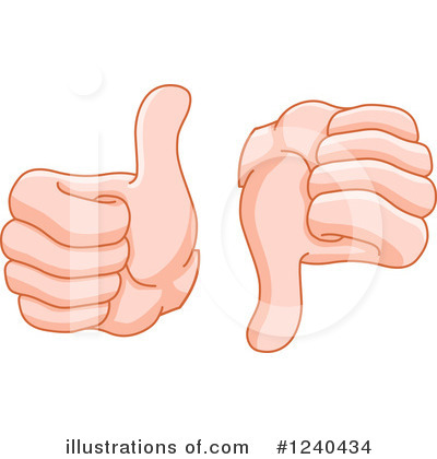 Thumb Down Clipart #1240434 by yayayoyo