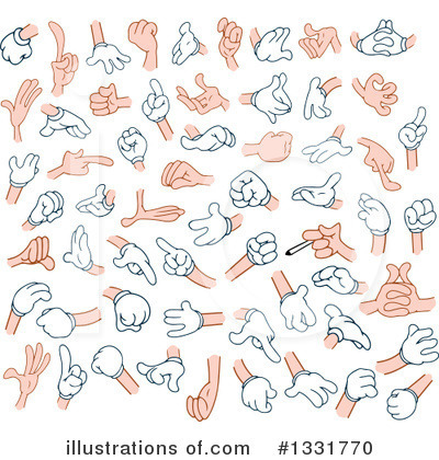 Hands Clipart #1331770 by Liron Peer