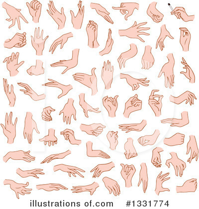 Hands Clipart #1331774 by Liron Peer