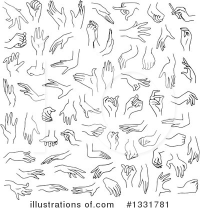 Hands Clipart #1331781 by Liron Peer