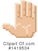 Hand Clipart #1419534 by AtStockIllustration