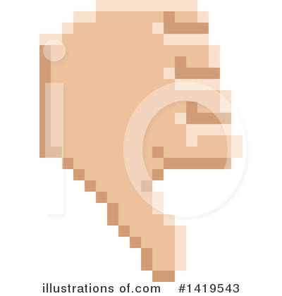 Pixel Art Clipart #1419543 by AtStockIllustration