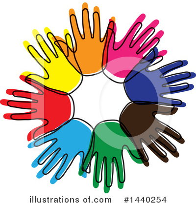 Hand Print Clipart #1440254 by ColorMagic