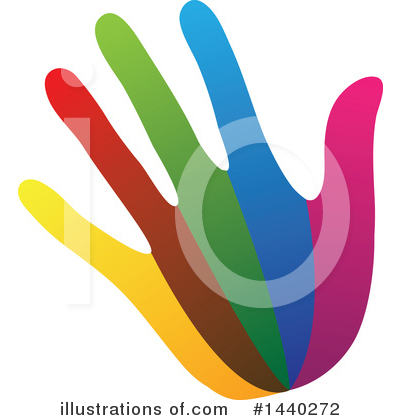 Hand Print Clipart #1440272 by ColorMagic