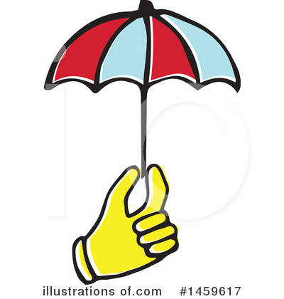 Umbrella Clipart #1459617 by Cherie Reve