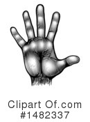 Hand Clipart #1482337 by AtStockIllustration