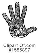 Hand Clipart #1585897 by AtStockIllustration