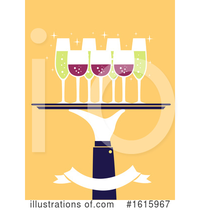 Waiter Clipart #1615967 by BNP Design Studio