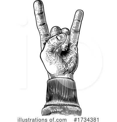 Royalty-Free (RF) Hand Clipart Illustration by AtStockIllustration - Stock Sample #1734381