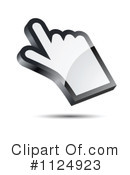 Hand Cursor Clipart #1124923 by vectorace