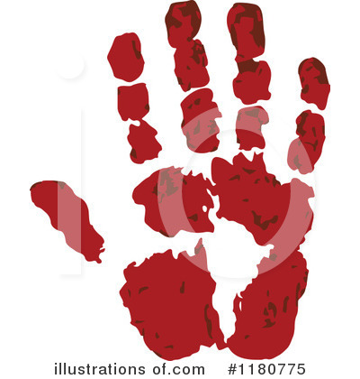 Hand Print Clipart #1180775 by Prawny Vintage