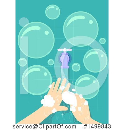 Royalty-Free (RF) Hand Washing Clipart Illustration by BNP Design Studio - Stock Sample #1499843