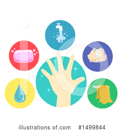 Washing Hands Clipart #1499844 by BNP Design Studio