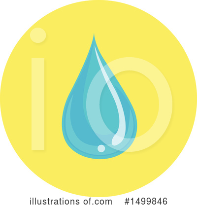 Water Drop Clipart #1499846 by BNP Design Studio