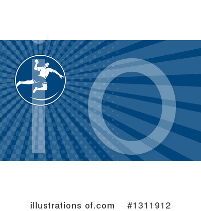 Royalty-Free (RF) Handball Clipart Illustration by patrimonio - Stock Sample #1311912