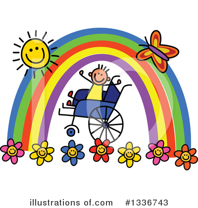 Royalty-Free (RF) Handicap Clipart Illustration by Prawny - Stock Sample #1336743