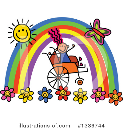 Royalty-Free (RF) Handicap Clipart Illustration by Prawny - Stock Sample #1336744