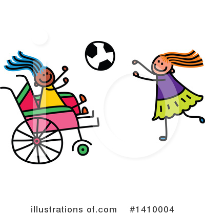 Royalty-Free (RF) Handicap Clipart Illustration by Prawny - Stock Sample #1410004