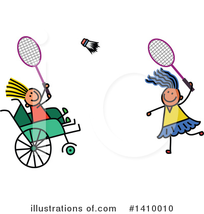 Royalty-Free (RF) Handicap Clipart Illustration by Prawny - Stock Sample #1410010