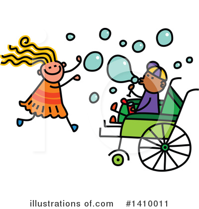 Royalty-Free (RF) Handicap Clipart Illustration by Prawny - Stock Sample #1410011