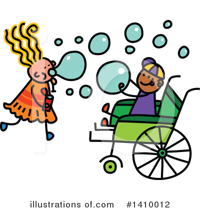 Royalty-Free (RF) Handicap Clipart Illustration by Prawny - Stock Sample #1410012