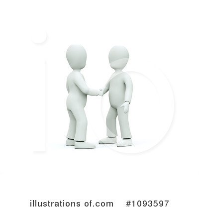 Royalty-Free (RF) Handshake Clipart Illustration by chrisroll - Stock Sample #1093597