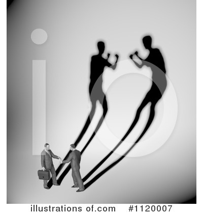 Royalty-Free (RF) Handshake Clipart Illustration by Mopic - Stock Sample #1120007