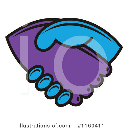Royalty-Free (RF) Handshake Clipart Illustration by Vector Tradition SM - Stock Sample #1160411