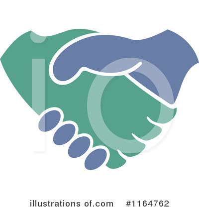 Royalty-Free (RF) Handshake Clipart Illustration by Vector Tradition SM - Stock Sample #1164762