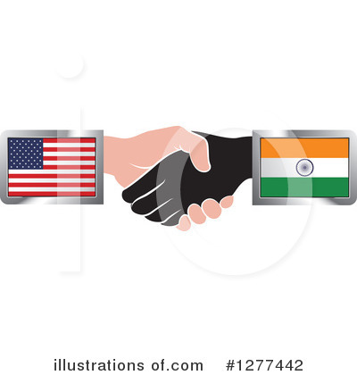 American Flag Clipart #1277442 by Lal Perera