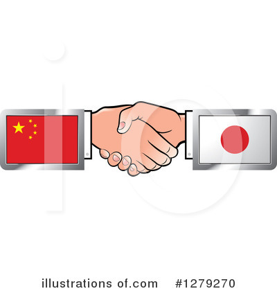 Royalty-Free (RF) Handshake Clipart Illustration by Lal Perera - Stock Sample #1279270