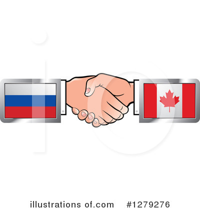 Royalty-Free (RF) Handshake Clipart Illustration by Lal Perera - Stock Sample #1279276