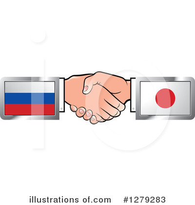 Royalty-Free (RF) Handshake Clipart Illustration by Lal Perera - Stock Sample #1279283