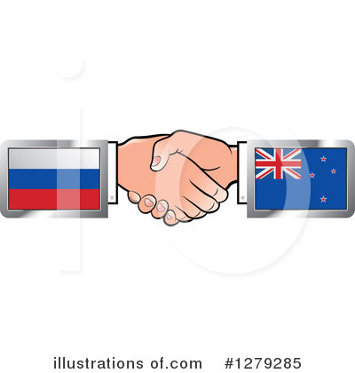 Royalty-Free (RF) Handshake Clipart Illustration by Lal Perera - Stock Sample #1279285