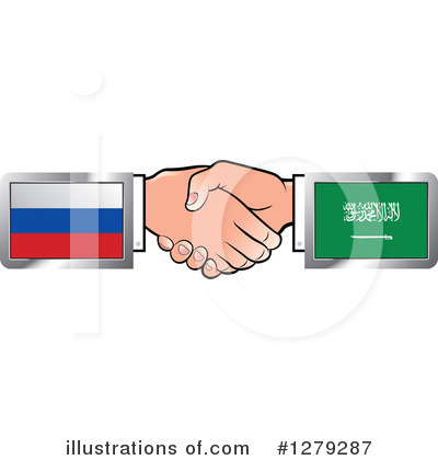 Royalty-Free (RF) Handshake Clipart Illustration by Lal Perera - Stock Sample #1279287